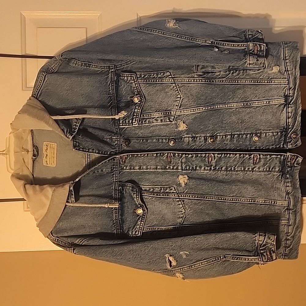 We The Free Flawless Hooded Denim Jacket - Picture 7 of 12